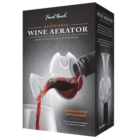 Final Touch Final Touch Clear Glass Aerating Wine Pourer WA73